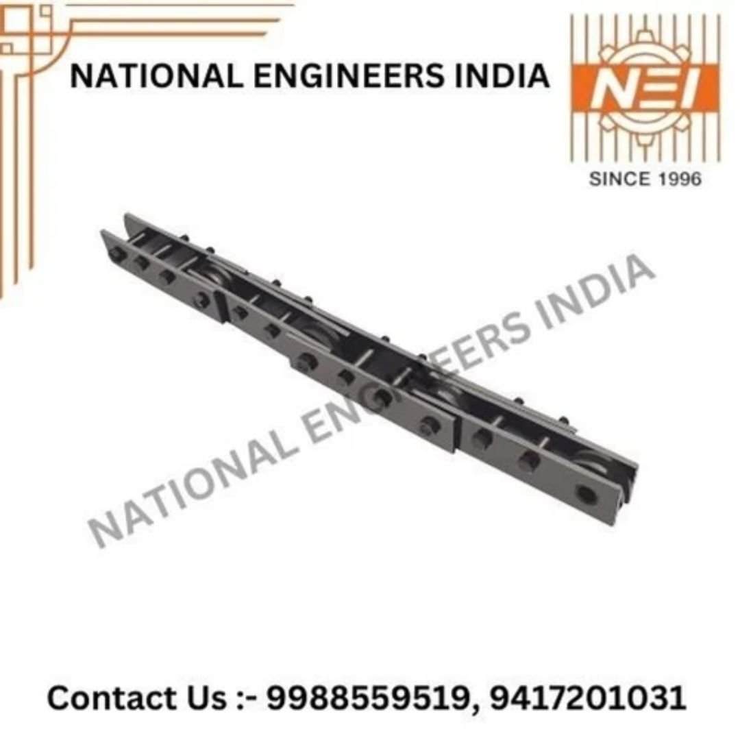 Mild Steel Double Sprocket Tapered Roller Bulk Flow Conveyor Chain - Image 2